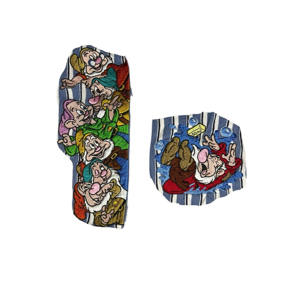 Disney 7 Dwarfs Patches for Crafting Upcycling